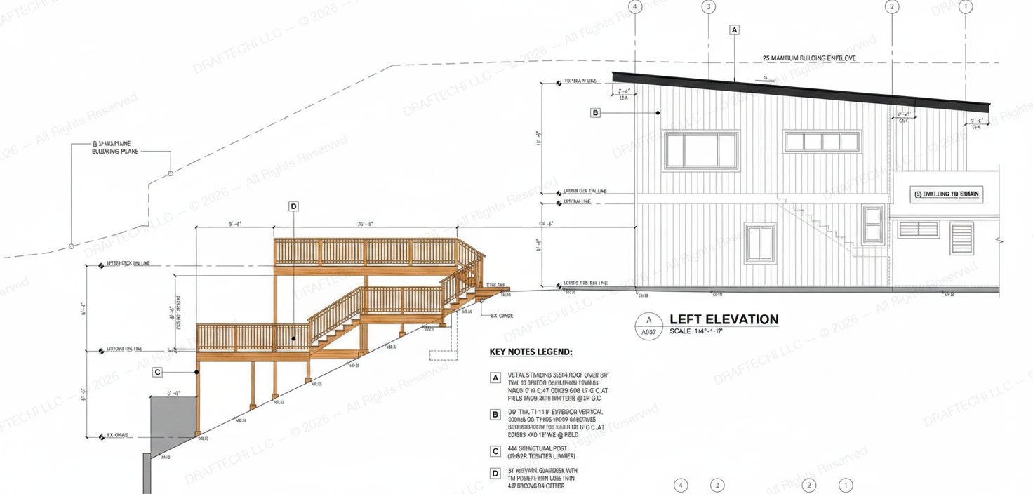 As-built documentation, land survey, topography